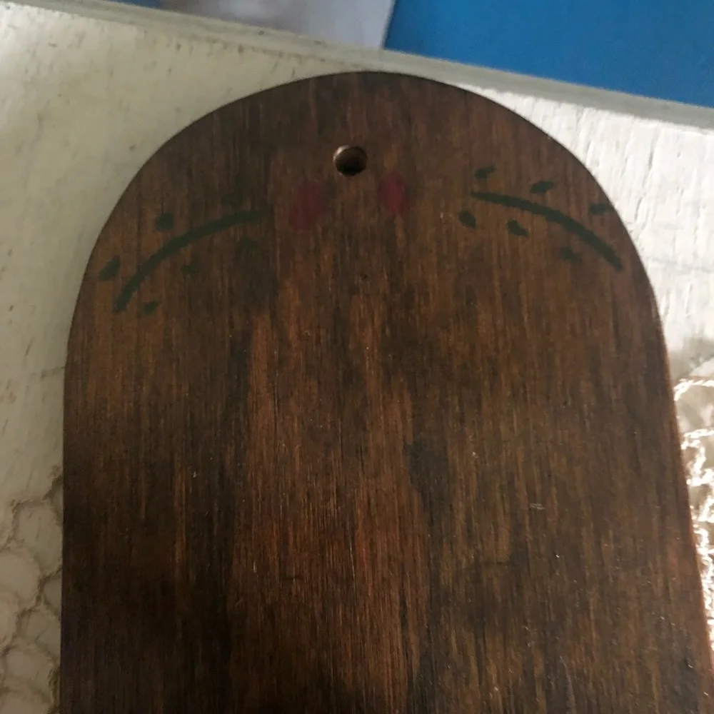 Primitive Wooden Matchstick Holder
